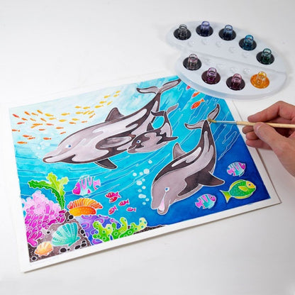 Sentosphère - Aquarellum Dauphins
