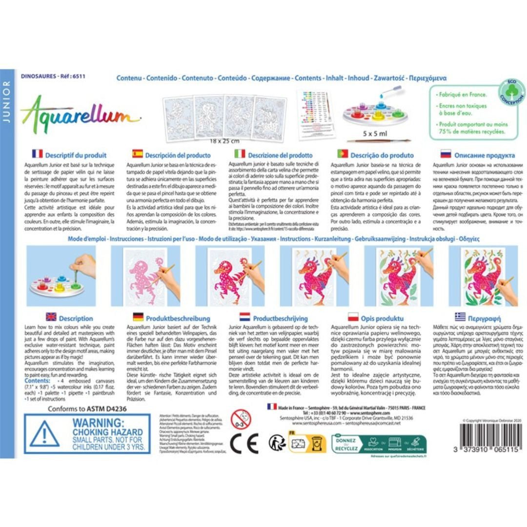 Sentosphère - Aquarellum Junior Dinosaures