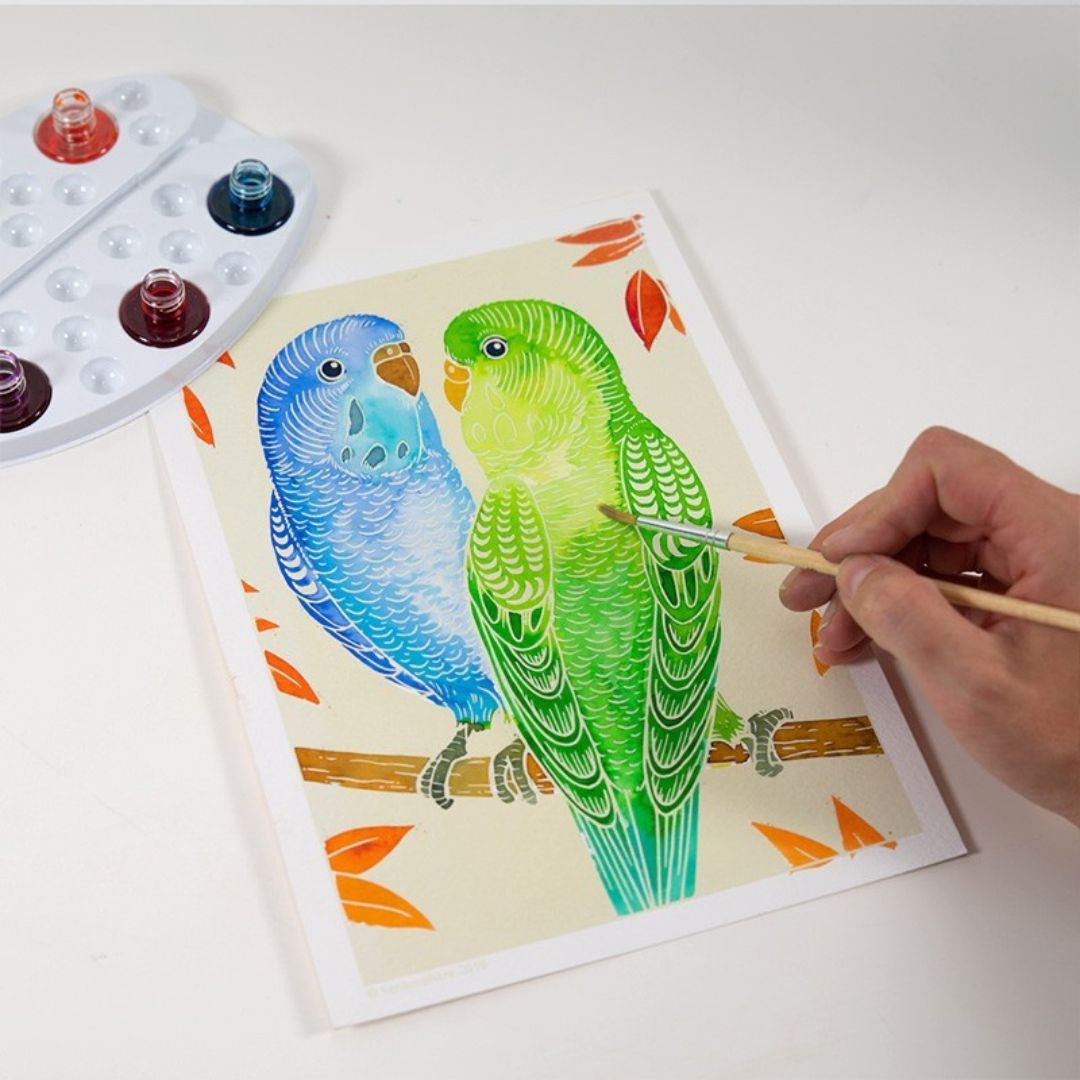 Sentosphère - Aquarellum Junior Perroquets