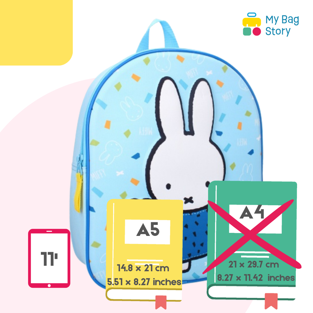 Mybagstory - Sac à dos Miffy 3D Bleu
