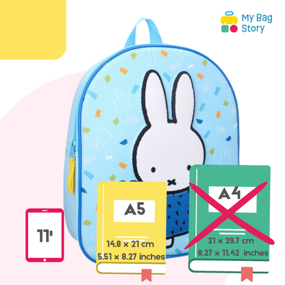Mybagstory - Sac à dos Miffy 3D Bleu