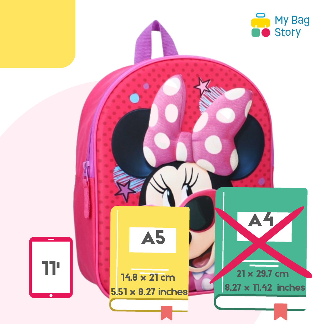Mybagstory - Sac à dos 3D Minnie Mouse Rose