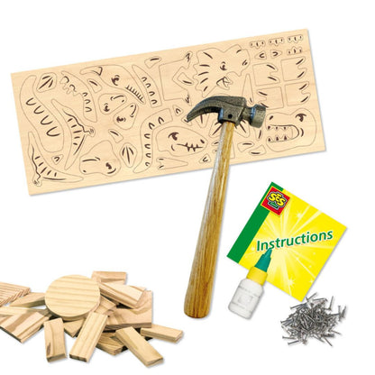 Kit de menuiserie – Dinosaures - SES CREATIVE - 00942