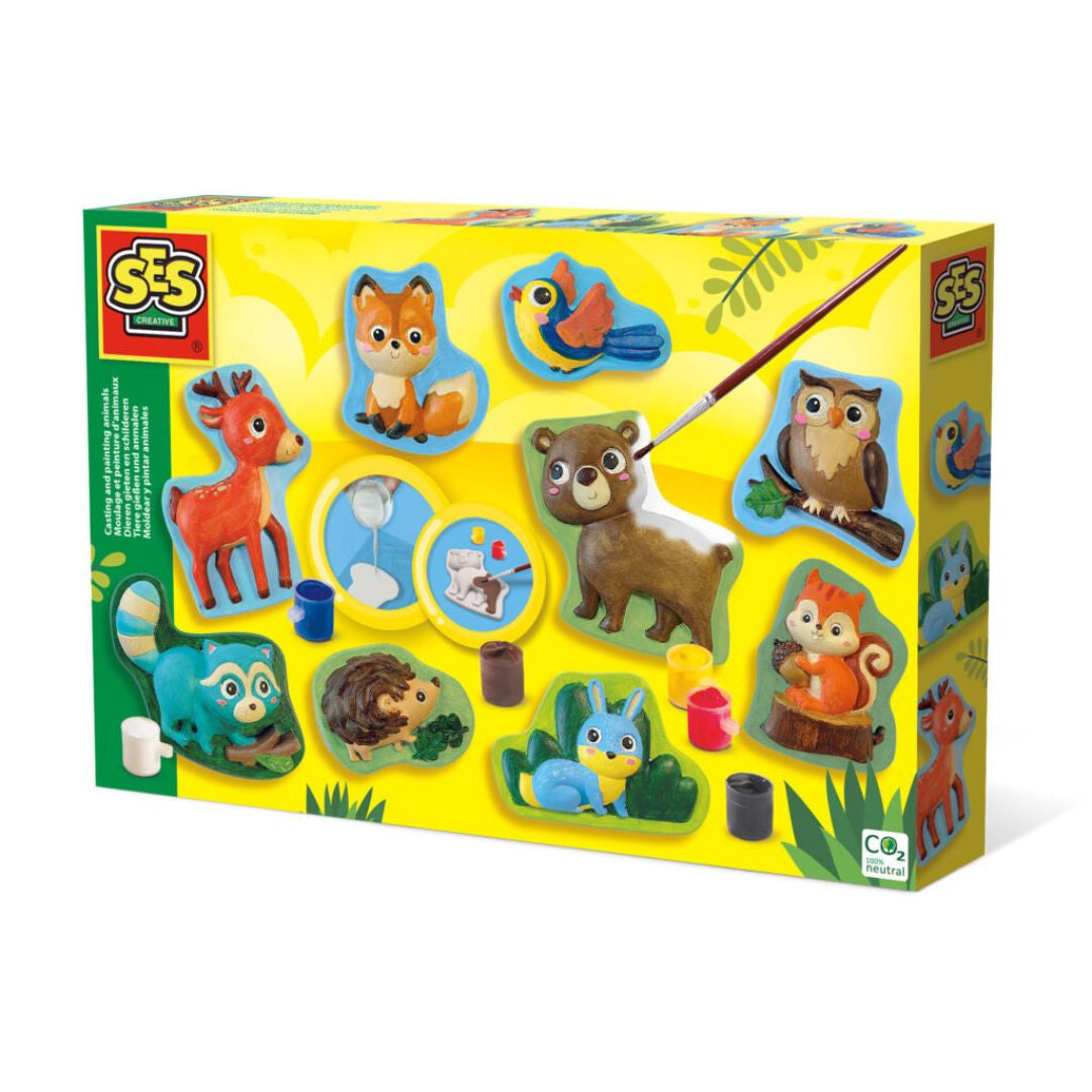 Moulage et peinture – Animaux de la forêt - SES CREATIVE - 01134