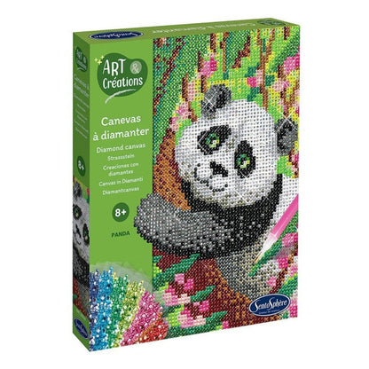 Sentosphère - Canevas à Diamanter - Panda