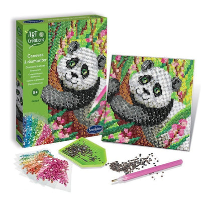 Sentosphère - Canevas à Diamanter - Panda