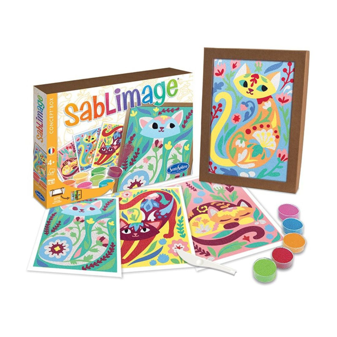 Sentosphère - Sablimage Concept'Box Chats Romantiques