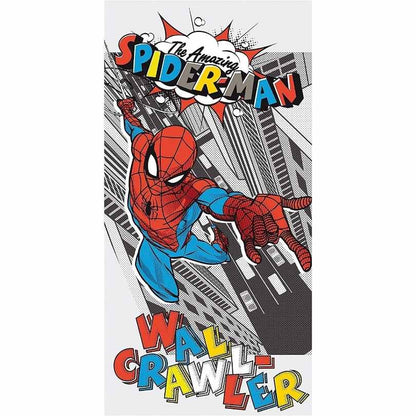 Serviette de bain ou de plage pour enfant Spiderman Wall-Crawler