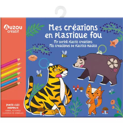 Auzou - Ma pochette d'artiste - Mes créations en plastique fou