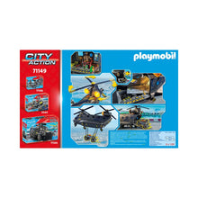 Playmobil - 71149 - Hélicoptère de transport des forces spéciales - Ville & Métiers - City Life - Les policiers