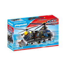 Playmobil - 71149 - Hélicoptère de transport des forces spéciales - Ville & Métiers - City Life - Les policiers
