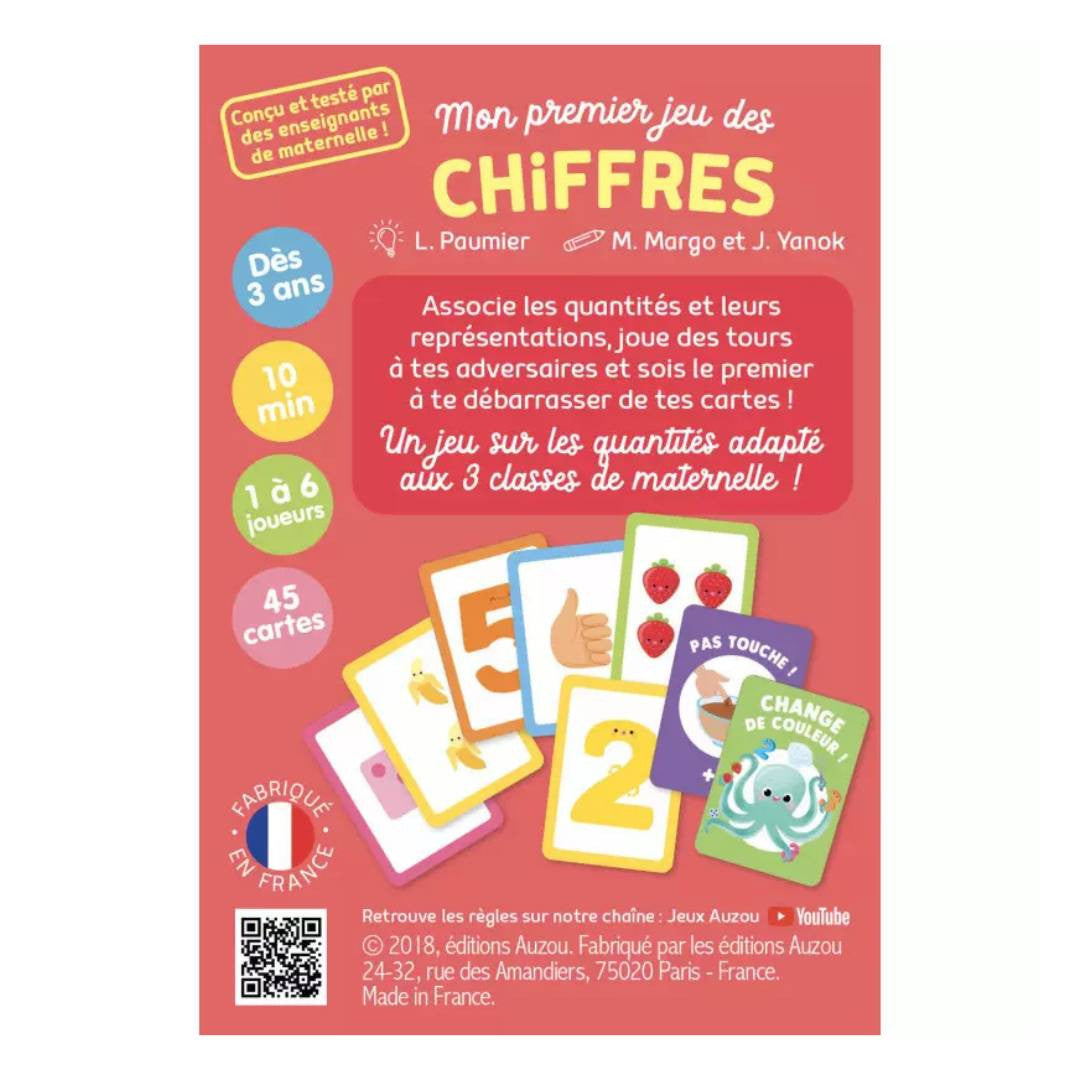 Auzou - Jeux de cartes - Mon premier jeu des chiffres