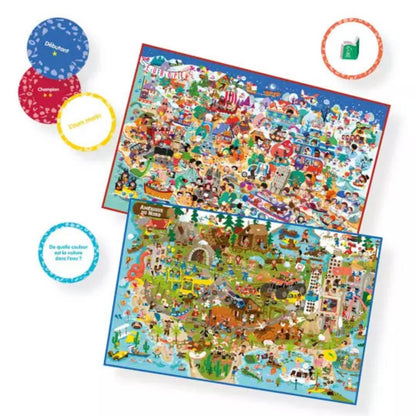 Auzou - Mon jeu de cherche et trouve géant - Autour du monde