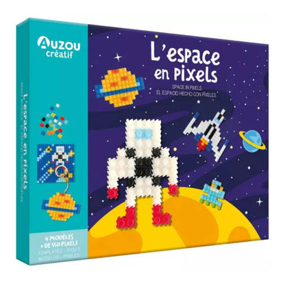 Auzou - Mes créations en pixels - Espace