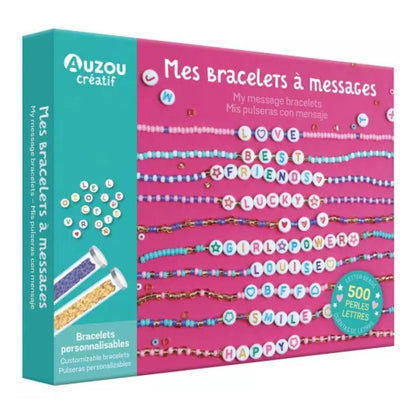 Auzou - Mon coffret d'artiste - Mes bracelets à messages