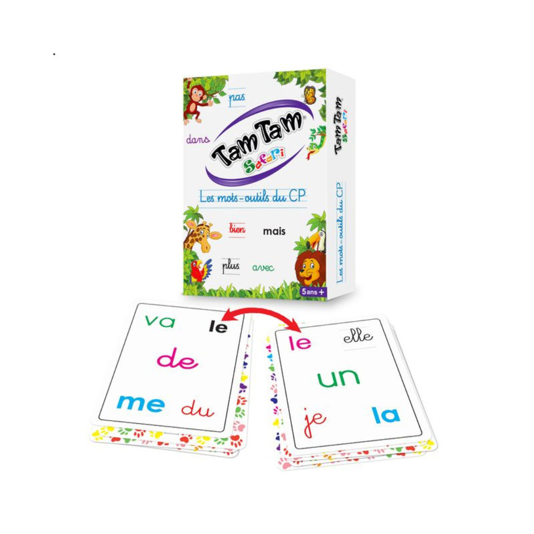AB Ludis - Tam tam Safari - Les Mots Outils du CP - Jouet