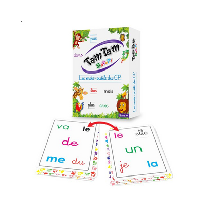 AB Ludis - Tam tam Safari - Les Mots Outils du CP - Jouet