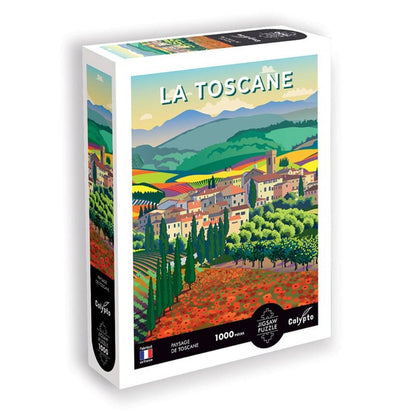 Sentosphère - PUZZLE 1000 pièces - Paysage de Toscane
