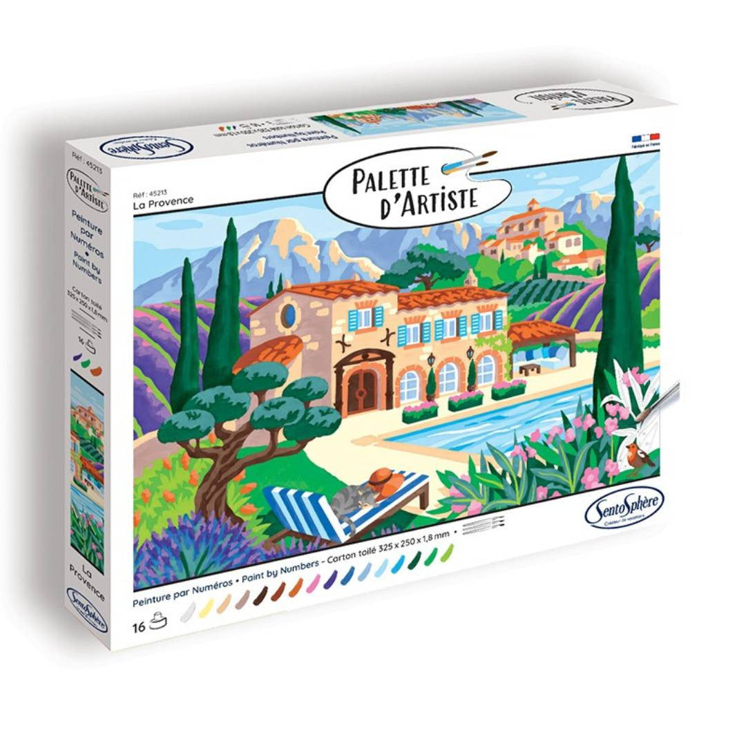 Sentosphère - PALETTE D'ARTISTE - La Provence (peinture par numéros)