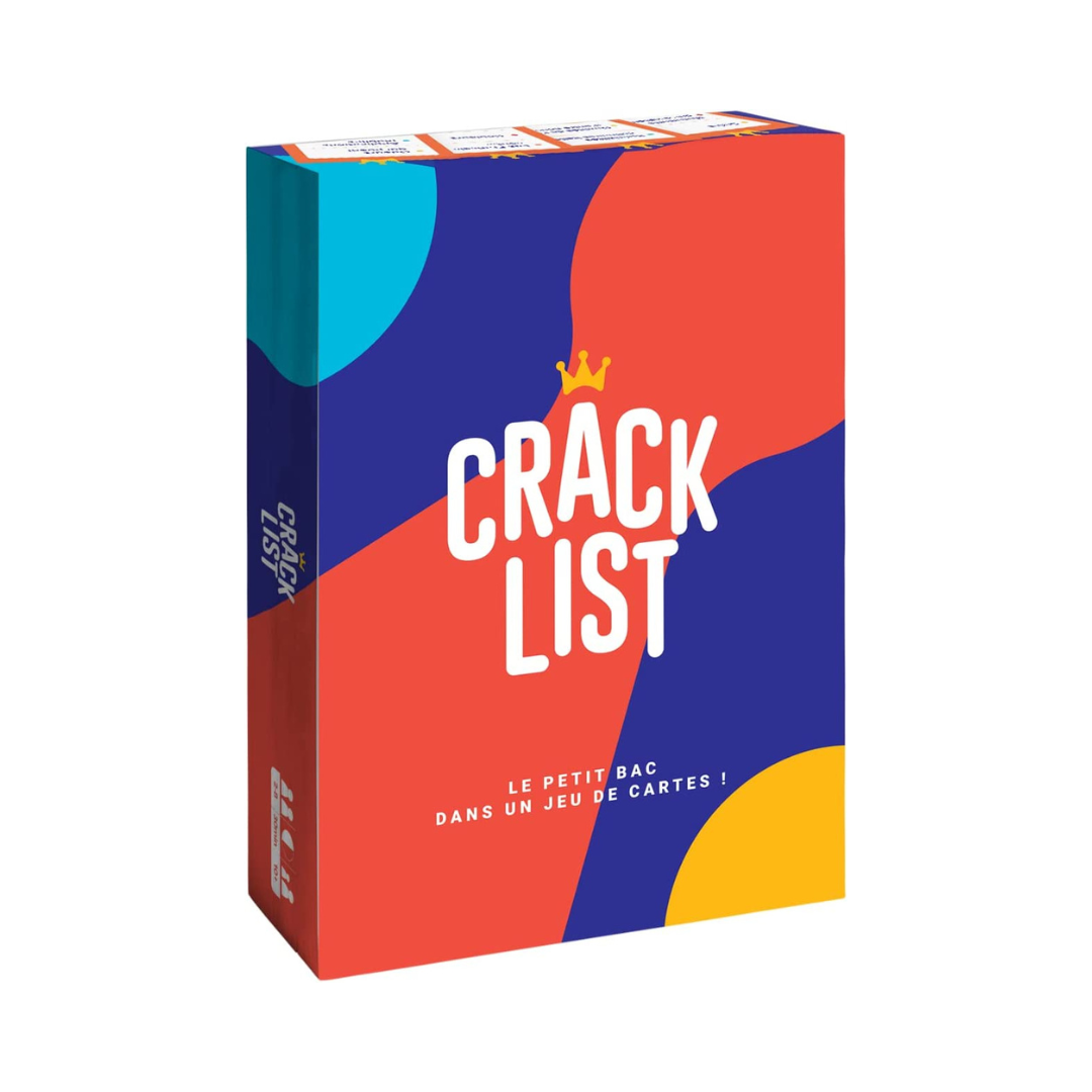 Yaqua Studio - Crack List - Jeu du Petit bac - Jeu de Cartes - Jeu d'ambiance