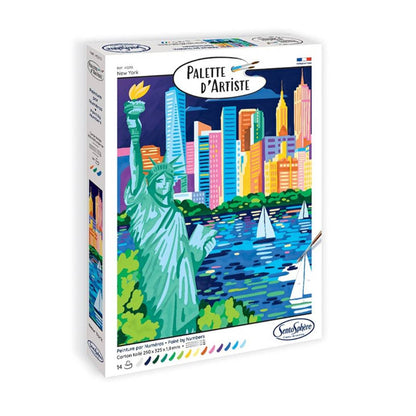 Sentosphère - PALETTE D'ARTISTE - New York (peinture par numéros)