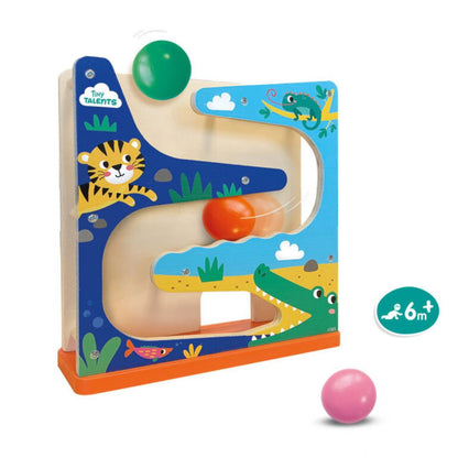 SES Creative - Circuit de boules en bois – Crocodile