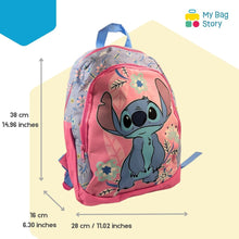 Mybagstory - Sac à dos Stitch 2 compartiments (Rose Bleu)