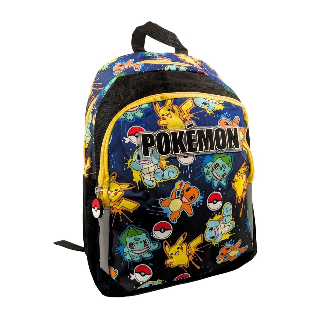 Mybagstory - Sac à dos Pokémon 2 compartiments zippés (Coloré)