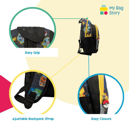 Mybagstory - Sac à dos Pokémon 2 compartiments zippés (Coloré)