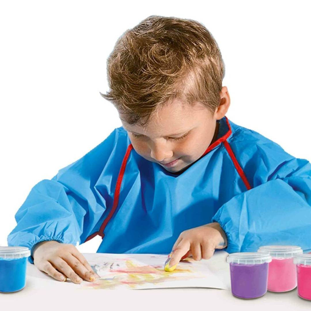 SES Creative - Peinture au doigt 4 trendy couleurs x 110ml