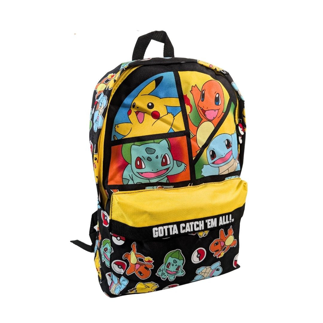 Mybagstory - Grand sac à dos Pokémon 42 cm – Pikachu et amis