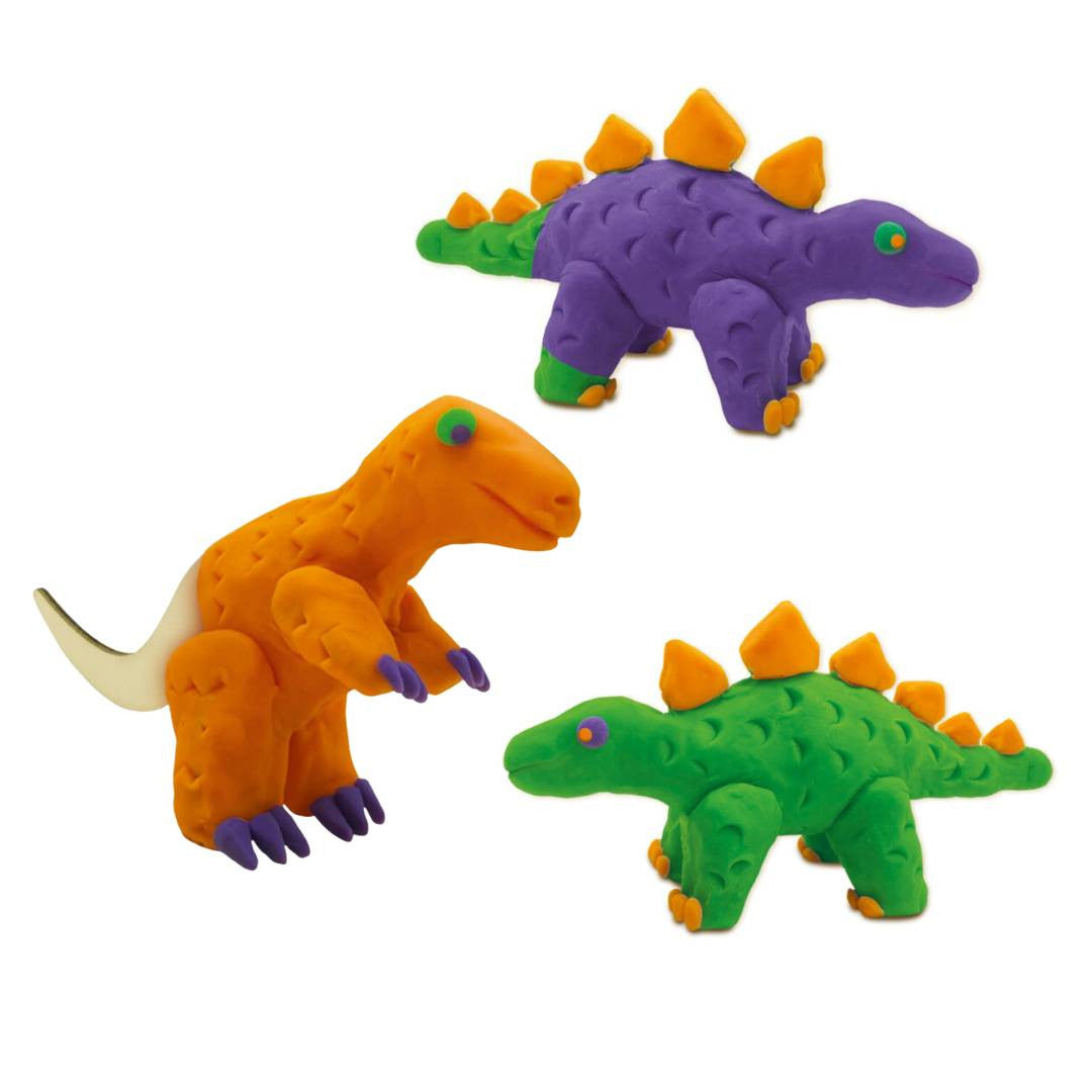 SES Creative - Pâte à modeler – Squelettes de dinosaures en bois