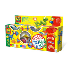SES Creative - Pâte à Modeler – Claymania 8x90gr avec moules