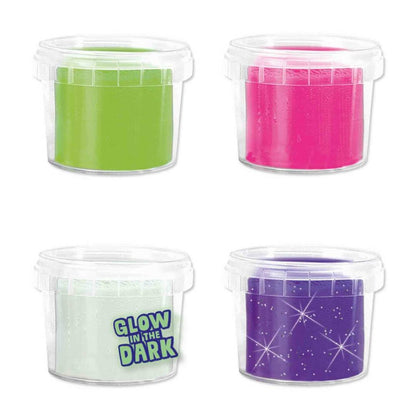 SES Creative - Pâte à modeler Feel good – Phosphorescent (4x90gr)