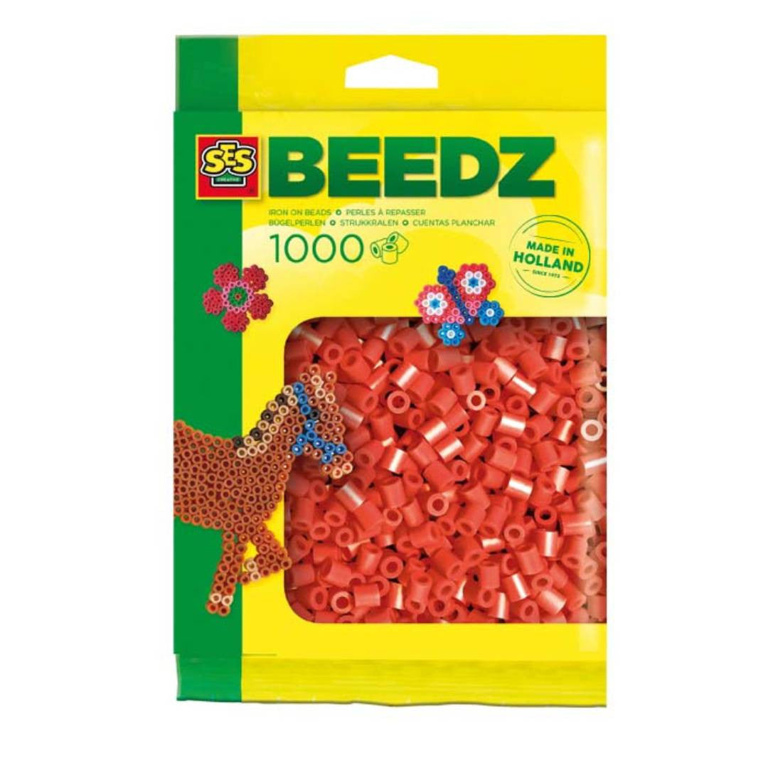SES Creative - 1000 Perles à repasser (Rouge)