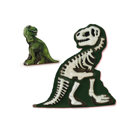 SES – Moulage et peinture – T-Rex avec squelette