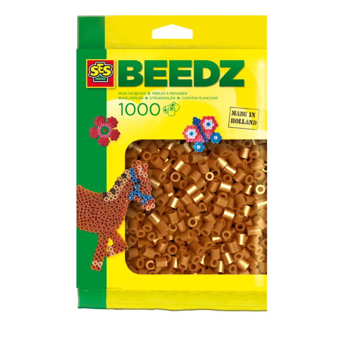 SES Creative - 1000 Perles à repasser (Brun)