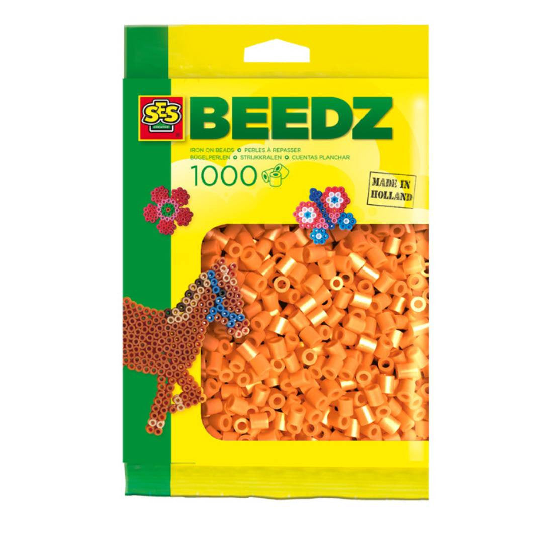 SES Creative - 1000 Perles à repasser (Orange)