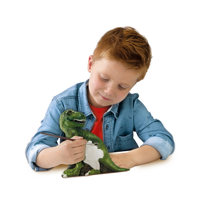 SES – Moulage et peinture – T-Rex avec squelette