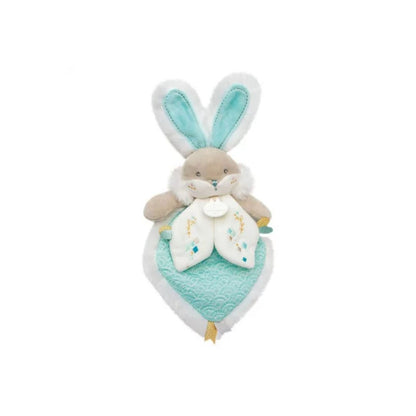 Doudou & Compagnie : Doudou Lapin - 20 cm - Vert Amande - Cadeau De Naissance