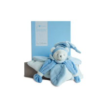 Doudou & Compagnie : Doudou Plat Ours Collector - Bleu - 24 cm