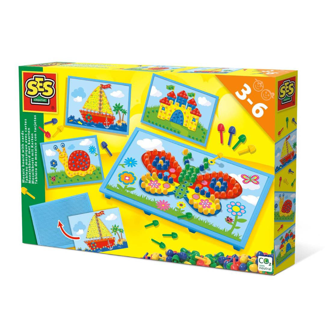 SES Creative - Tableau mosaïque avec cartes