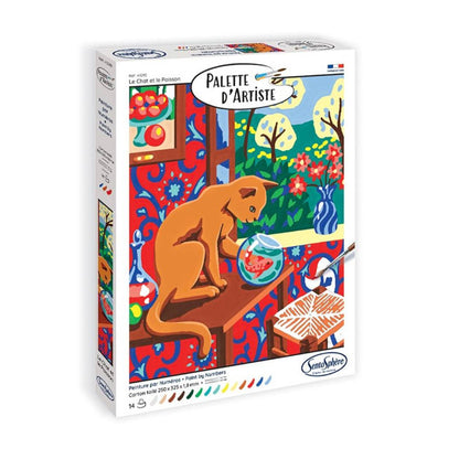 Sentosphère - PALETTE D'ARTISTE - Le Chat et le Poisson