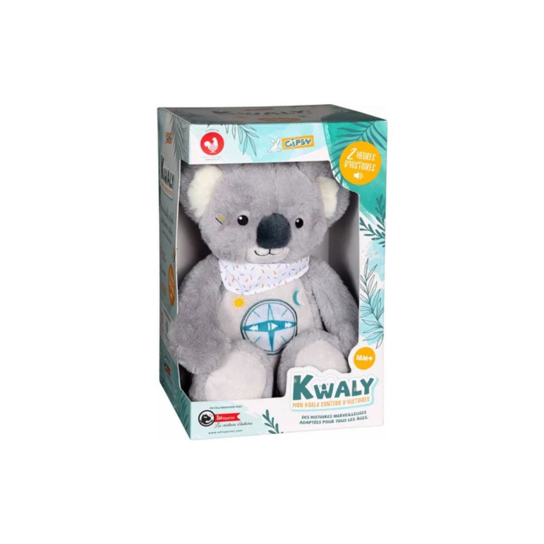 Gipsy Toys - Peluche Kwaly mon koala conteur d'histoires - 34 cm