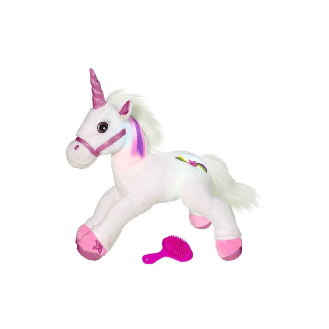 Gipsy Toys - Peluche licorne interactive Licabella féerique et lumineuse - 35 cm