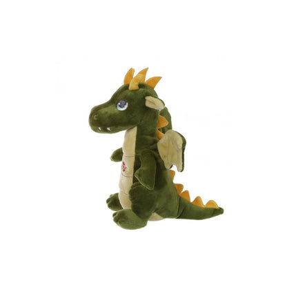 Gipsy Toys - Dragon sonore 20 cm Vert - Peluche pour Enfant