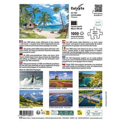 Sentosphère - PUZZLE 1000 pièces - Plage tropicale Palawan - Philippines