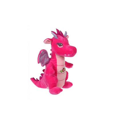 Gipsy Toys - Dragon sonore 20 cm Rose- Peluche pour Enfant