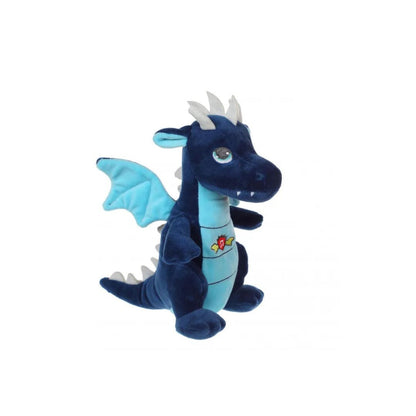 Gipsy Toys - Dragon sonore 20 cm Bleu - Peluche pour Enfant