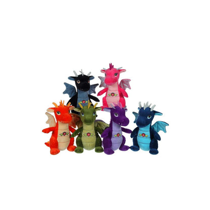 Gipsy Toys - Dragon sonore 20 cm Bleu - Peluche pour Enfant